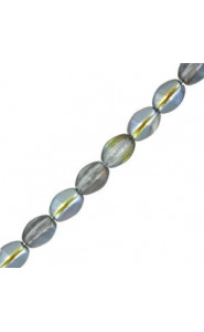 Czech Pinch beads 5x3mm Crystal marea 00030/28001